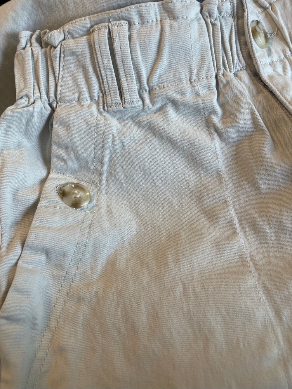 Democracy wide leg Cropped Ankle pants light khaki 8 - Picture 7 of 8